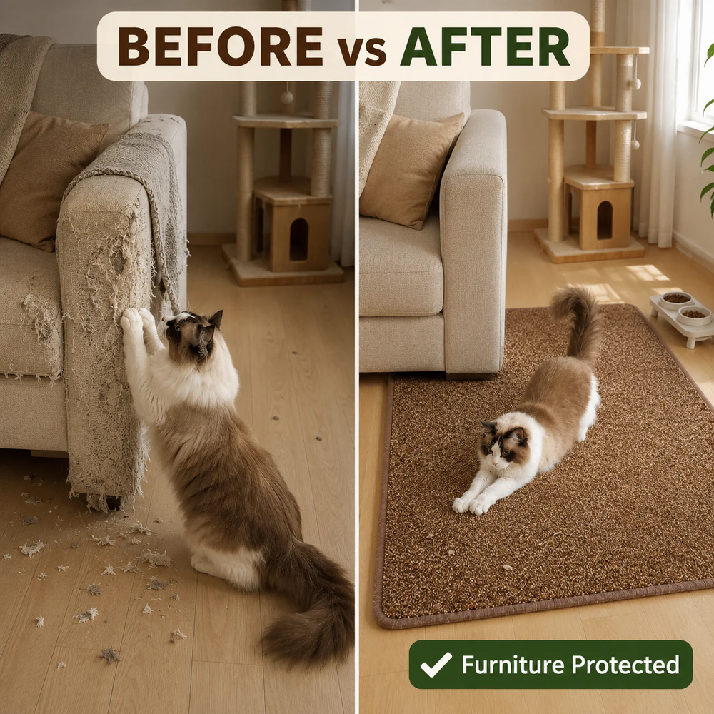 PROTECT YOUR SOFA. KEEP YOUR CAT HAPPY.