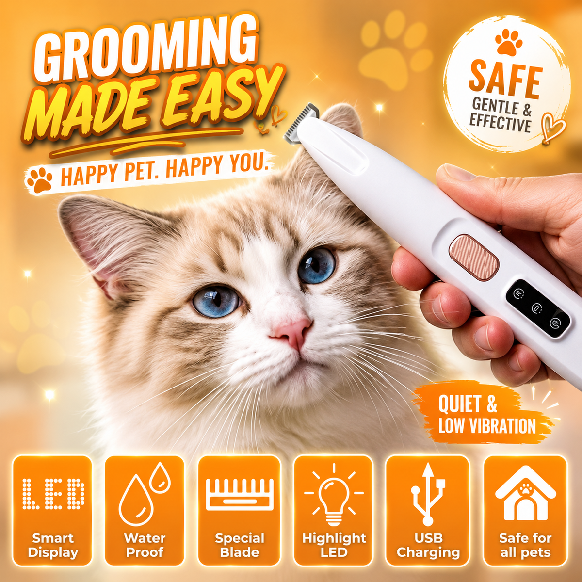 Cat Grooming Trimmer